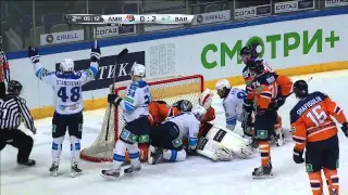 Barys @ Amur 02/16/2015 Highlights / Амур - Барыс 2:3