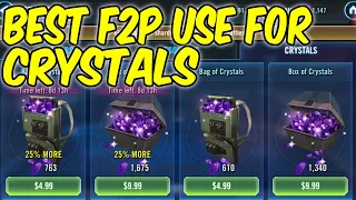 Best Way To Use F2P Crystals At Every GP Level SWGOH