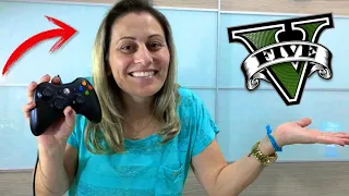 MINHA MÃE MITANDO NO GTA V ‹ Vlog ›