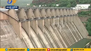 Srisailam Project receives heavy inflow | 4 gates lifted | Live