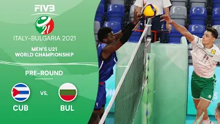 CUB vs. BUL - Pre-Round | Full Game | Men's U21 Volleyball World Champs 2021