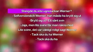 Vår julskinka har rymt (karaoke - lyrics)