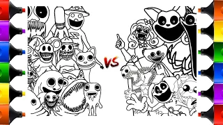 Poppy Playtime 4 VS ZOONOMALY Coloring Pages / How to Color All Bosses and Monsters from Game / NCS