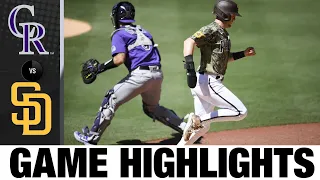 Rockies vs. Padres Game Highlights (8/1/21) | MLB Highlights