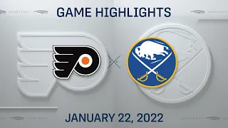 NHL Highlights | Flyers vs. Sabres - Jan 22, 2022