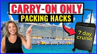 How to Pack CARRY-ON Only for a Cruise! (packing tips, tricks & hacks)