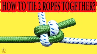 How To Tie 2 Ropes Together? Learn How To Tie a Knot | Square Knot @9DIYCrafts