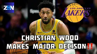 Christian Wood Exercises Player Option For 2024-25 Season To Stay With The Lakers