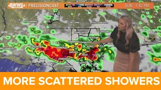 New Orleans Weather: More scattered rain and storms on Sunday