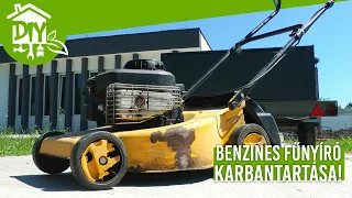 Benzines fűnyíró karbantartása | Green Cottage DIY