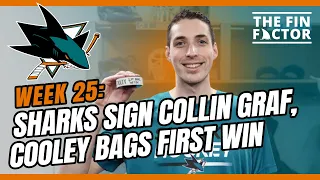 Sharks Sign Collin Graf, Cooley Bags First Win (Ep 208)