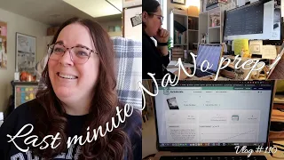 This is how NaNo starts? Last minute NaNoWriMo prep! | Vlog 110 2023