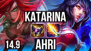 KATARINA vs AHRI (MID) | Godlike, 18/5/7 | EUW Master | 14.9