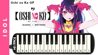 Oshi no Ko OP - Idol (Yoasobi) Melodica Tutorial + Sheet Music