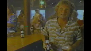 lite beer commercial july 1983 featuring corky carroll surfing champion