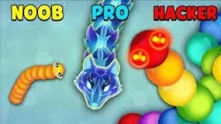 noob vs pro vs hacker vs god snake.io