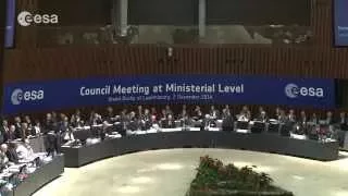 ESA Ministerial Council 2014: Opening