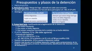 Lec2.6 MEDIDAS CAUTELARES PERSONALES "La detención" (umh1433 2014-15)