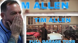 BRITS React to TIM ALLEN'S ENTIRE CAR COLLECTION | CELEBRITY GARAGE TOUR PT. 1