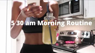 5 am morning routine // With A Model