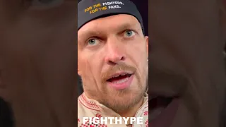 USYK WARNS ERROL SPENCE IN ENGLISH ABOUT TERENCE CRAWFORD "GREAT BOXER" SKILLS SIMILAR TO HIS STYLE