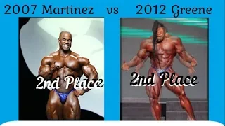 2007 *VICTOR MARTINEZ*  vs 2012 *KAI GREENE* (Fan Requested)