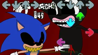 Sonic.EXE VS Cartoon CAT in Friday Night Funkin | FNF be like...Deathmatch