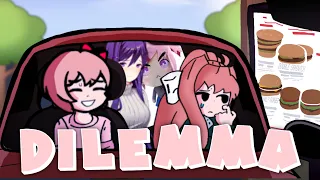 The Dokis Go To McDonald's (Remade Cover) | Dilemma But The Dokis Sing it | FNF COVER