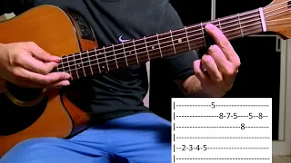 A Solidão é Uma Ressaca - Bruno e Marrone Aula Solo Violão (como tocar)