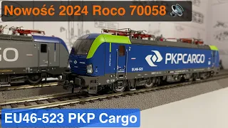 UNBOXING: #EU46-523 #Vectron #Roco | #ZIMOSound | #DCC | Test ZIMO Sound | #PKPCargo | #Roco70058