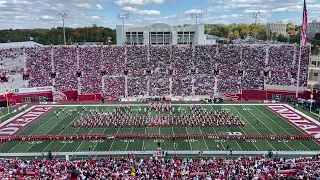 IU Marching Hundred: Halftime 10/8/22 vs Michigan (Homecoming): Redsteppers 50th / DCCW Tribute