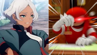 Knuckles rates The Witch from Mercury female characters crushes