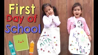 Their First Day of School! -  ItsJudysLife Vlogs