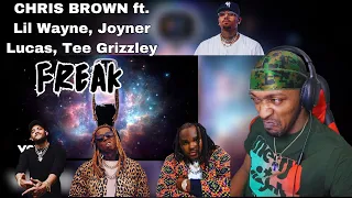 CHRIS STILL SHOOTING AT QUAVO - CHRIS BROWN FT LIL WAYNE, JOYNER LUCAS,TEE GRIZZLEY - FREAK REACTION