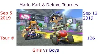 Mario Kart 8 Deluxe - Girls vs Boys - 126