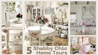 5 Awesome  Shabby Chic Home Tour 2021 💝