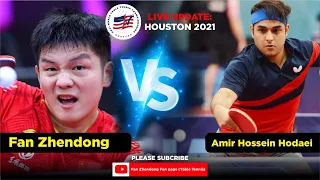 Highlight: Fan Zhendong VS Amir Hossein Hodaei | World Table Tennis  Championship | Houston 2021