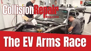 EV ARMS RACE | COLLISION REPAIR MAGAZINE