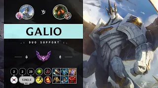 Galio Support vs Nautilus - KR Master Patch 14.10