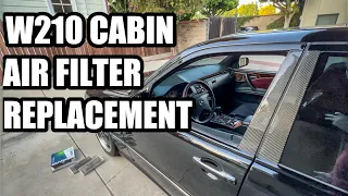 Mercedes W210 Cabin Air Filter Replacement