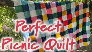 Perfect Picnic Quilt! A Beginner Friendly Fat Quarter Quilt!