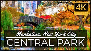 CENTRAL PARK 4K - Manhattan, New York City - NYC Aerial Drone Travel Tour