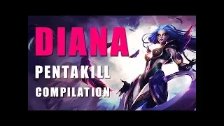 DIANA FIRST MONTAGE 2019 (BEST MOMENTS)  Best Diana Plays League Of Legends