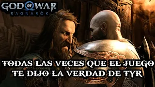 TODAS LAS VECES QUE EL JUEGO TE DECIA LA VERDAD DE TYR! - God Of War Ragnarök