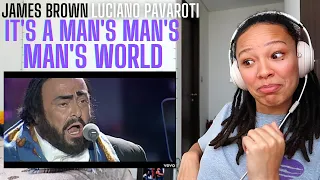 This. Was. LEGENDARY! 🙌🏽| Luciano Pavarotti, James Brown - It's A Man's Man's Man's World [REACTION]