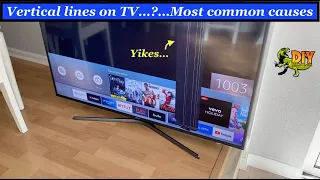 Vertical lines on TV Most common causes