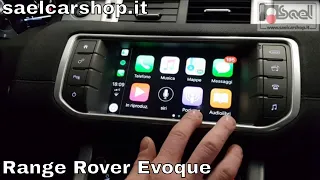 Range Rover Evoque 8" Apple CarPlay Harman unit retrofit | Sael snc