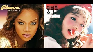 Heart Attack x Pon De Replay - Rihanna & LOONA's Chuu [MASHUP]