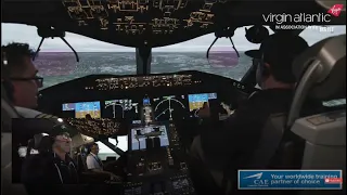 Jerry flies! With Virgin Atlantic and Captain Zane Dunning at CAE’s Simulator training centre