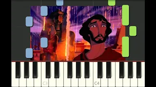 piano tutorial "THE PLAGUES" from The Prince of Egypt, Dreamworks, 1998, with free sheet music (pdf)